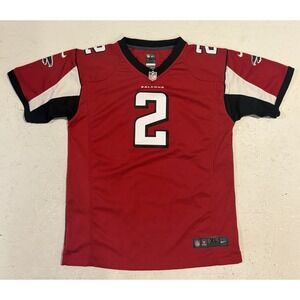 Nike Atlanta Falcons Jersey Youth XL Red On Field #2 Matt Ryan Mesh NFL